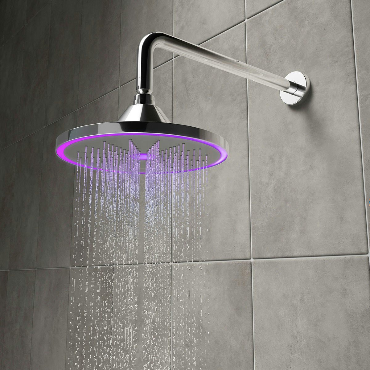 Mode Hydro temperature indicating LED shower head 235mm