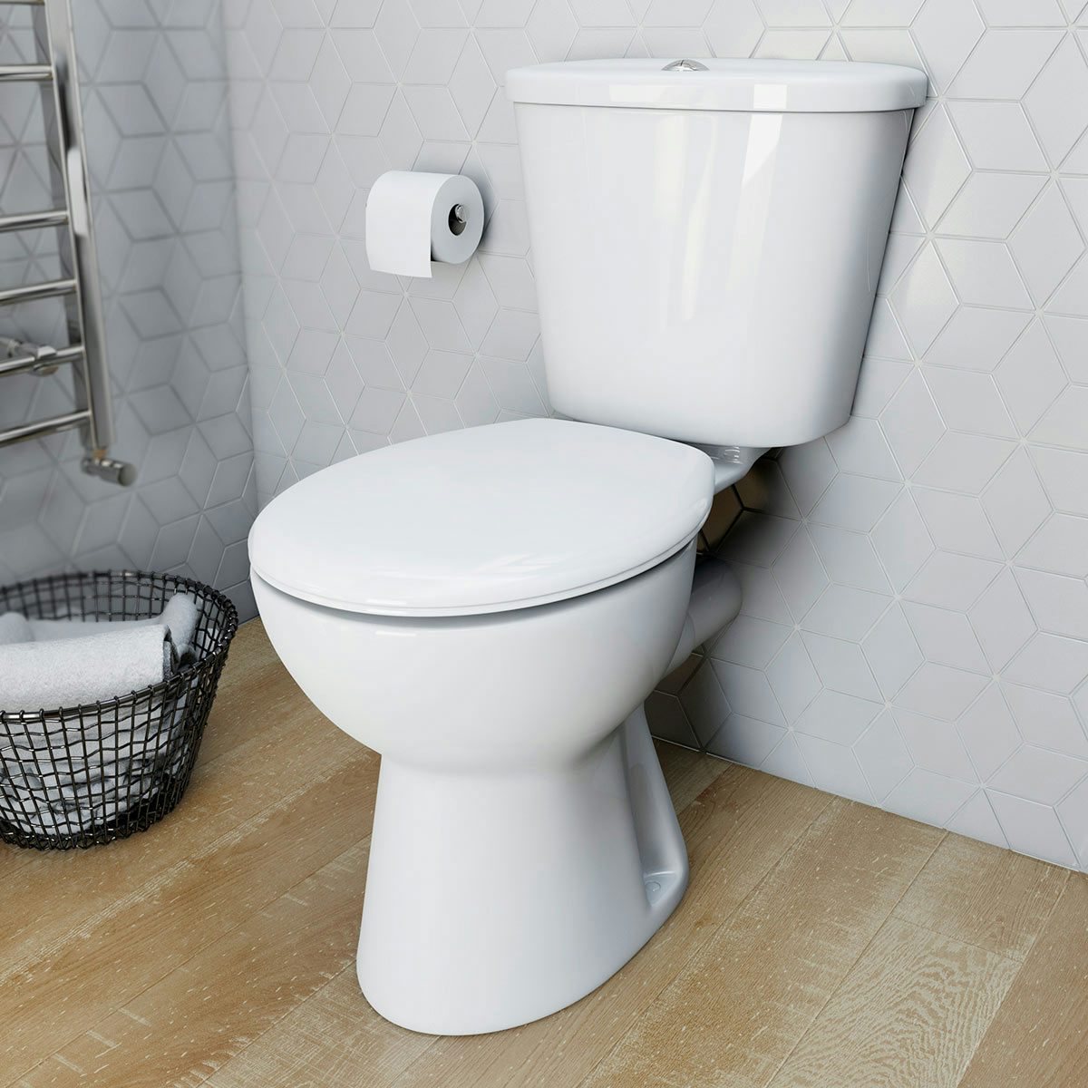 Standard round toilet seat