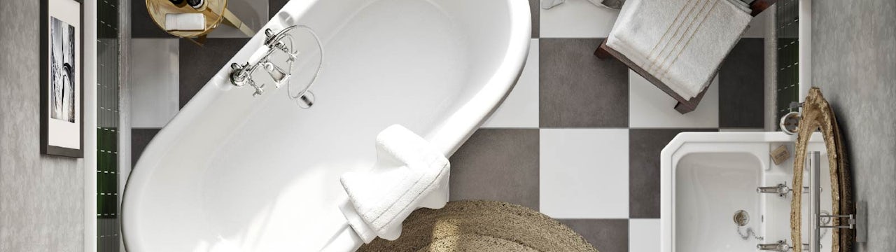 When remodelling a bathroom, where do you start?