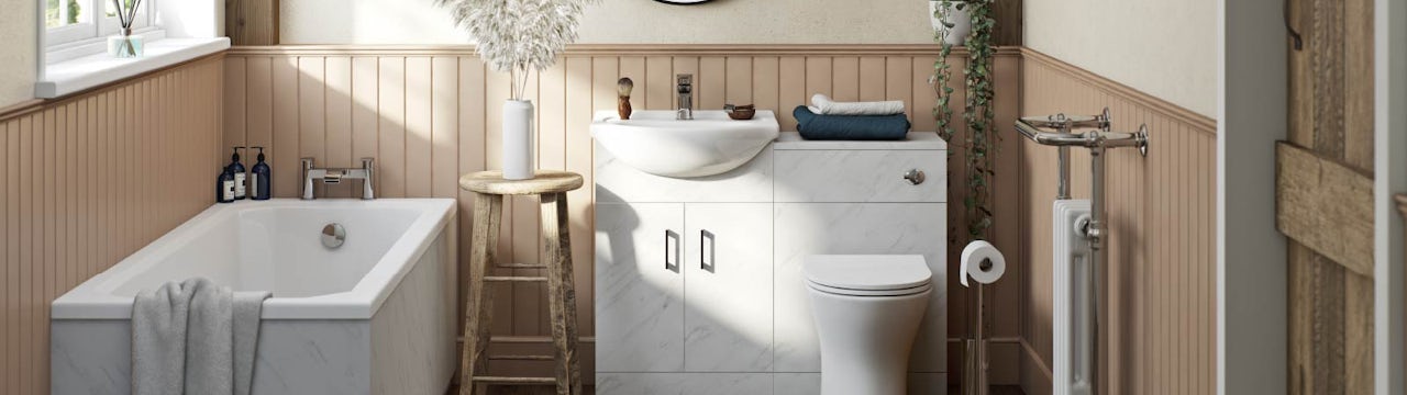 Is wood panelling acceptable to use in a bathroom?