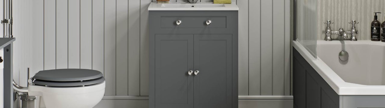 Install A Bathroom Vanity Unit, How To Fit Toilet And Sink Vanity Unit
