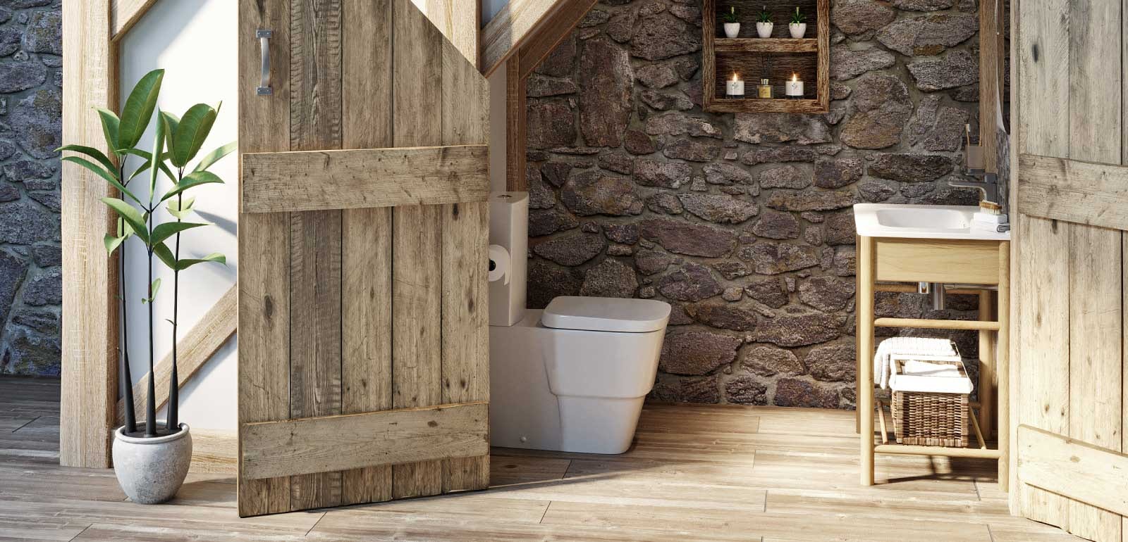 Log Home Bathroom Ideas / Log Cabin Master Bathrooms Log Home Bathroom Bathroom Bathroom Ideas Home Decor At Repinned Net : A neutral color palette featuring a monochromatic look of beige, brown and white will make a small bath feel soothing rather than cramped.