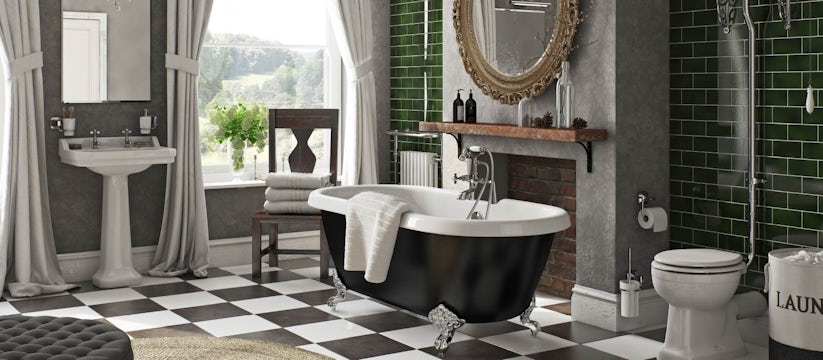 5 game-changing black and white floor tiles