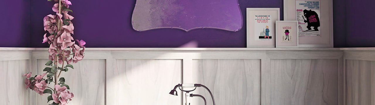 Turn your bathroom Ultra Violet: Pantone’s colour of the year 2018