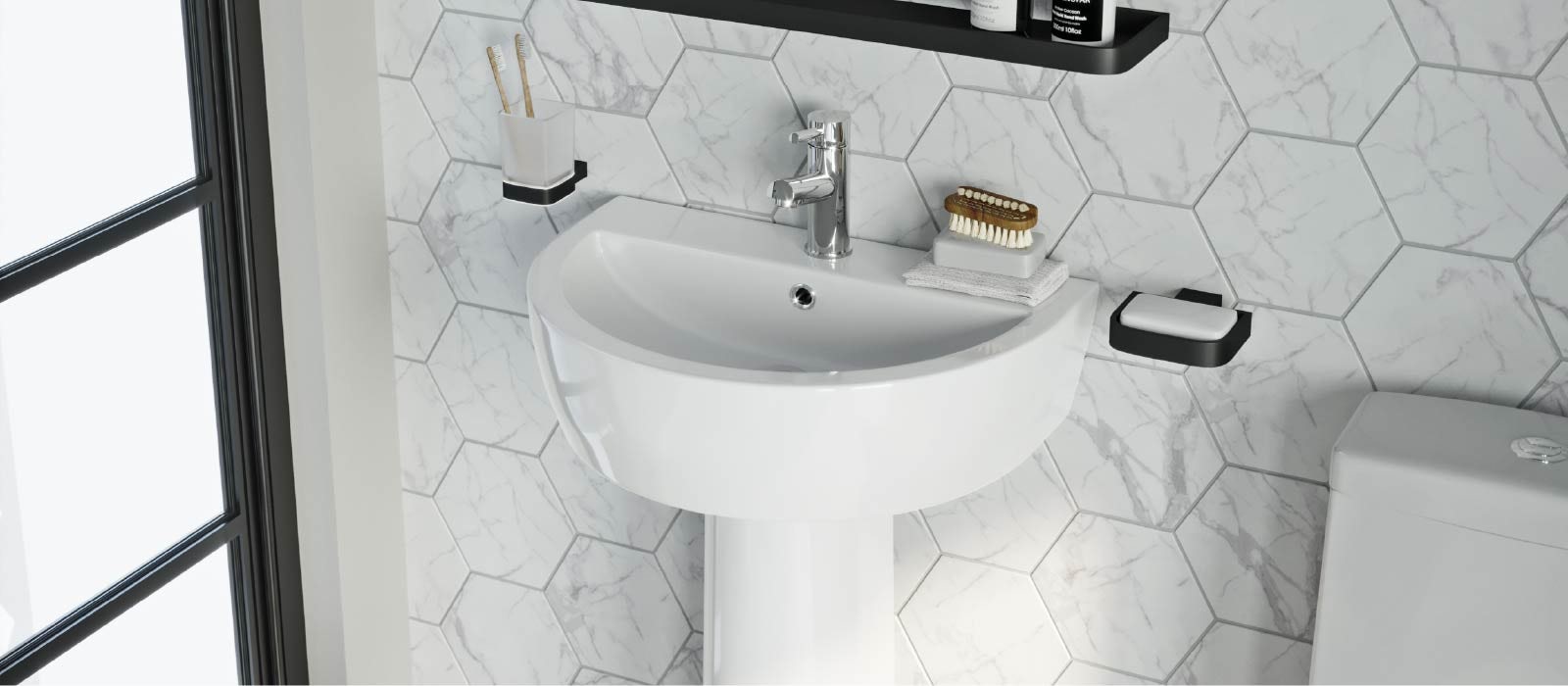 bathroom pedestal sink