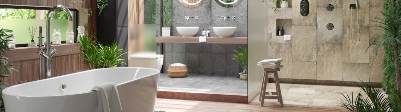 Bathroom Ideas: Tropical