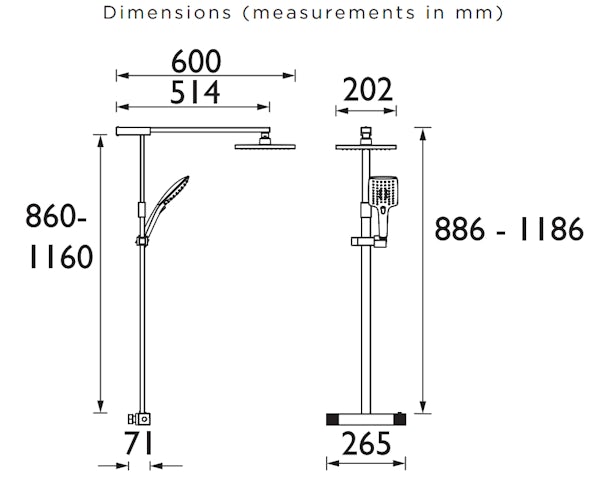 Dimension diagram 2
