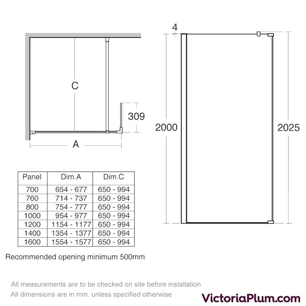 Ideal Standard Concept Freedom complete wet room suite 1000mm with back ...