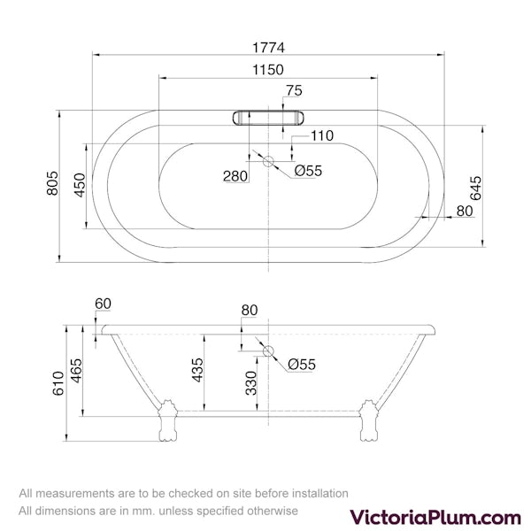 Dimension diagram 1