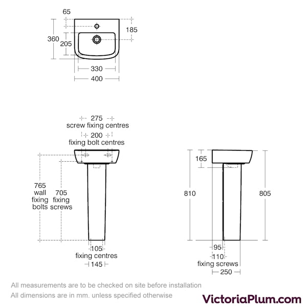 Dimension diagram 1