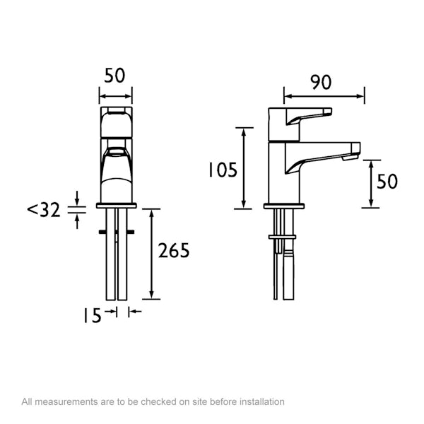 Bristan Quest basin mixer tap | VictoriaPlum.com