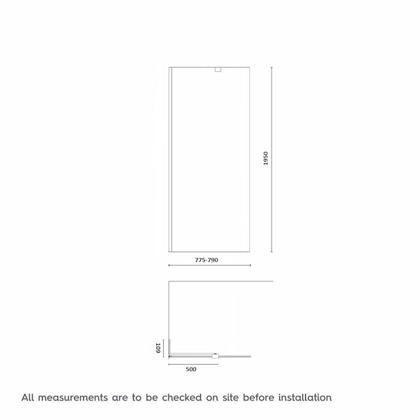 Mode 8mm spacious walk in pack with walk in tray | VictoriaPlum.com