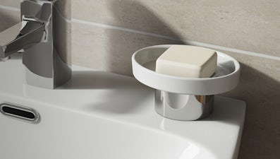 Bathroom Accessories | Bin, Toothbrush Holder, Soap Dish | VictoriaPlum.com