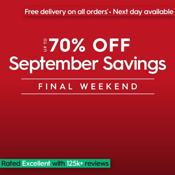 Up to 70% off September Savings