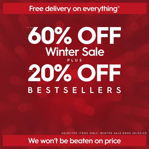 Up to 20% off selected bestsellers