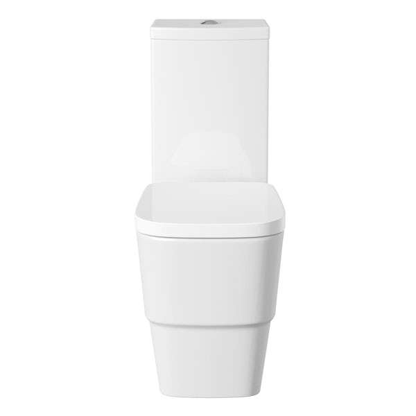 Mode Foster close coupled toilet with soft close seat