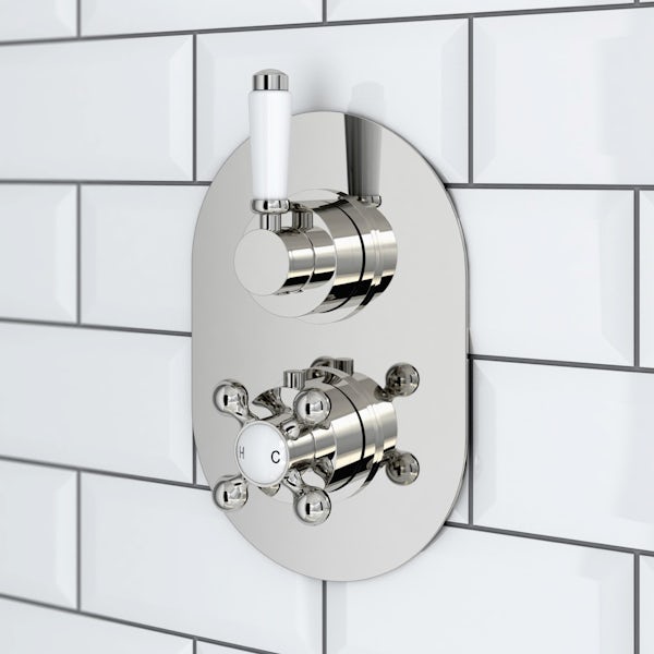 Coniston Thermostatic Valve & Wall Shower Set