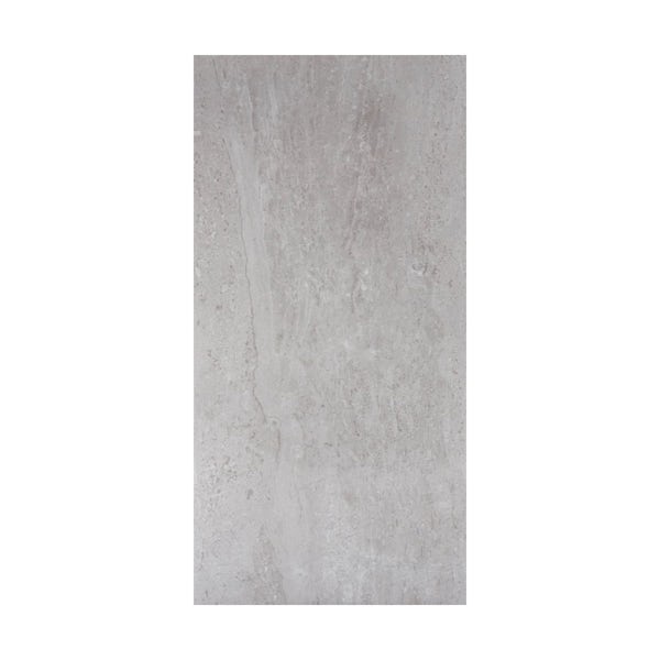 British Ceramic Tile Lux dove grey gloss tile 298mm x 598mm