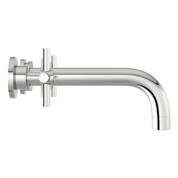 Mode Tate wall mounted basin filler tap