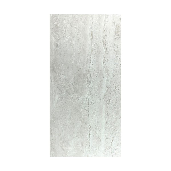 British Ceramic Tile Lux grey gloss tile 298mm x 598mm