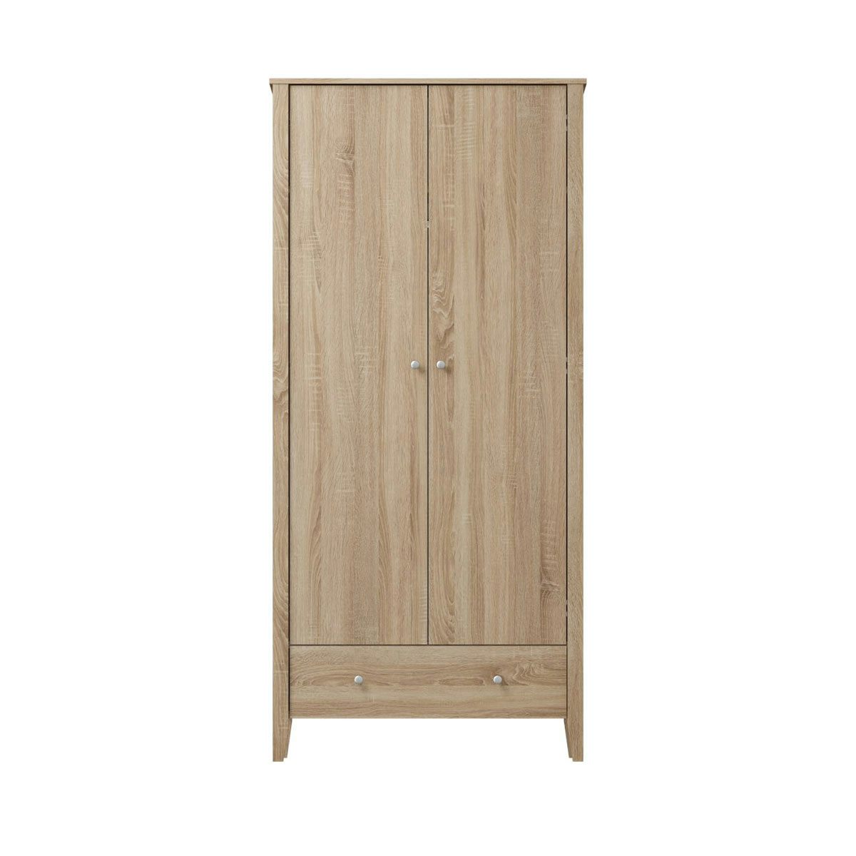 Mfi Sydney Oak 2 Door 1 Drawer Wardrobe Victoriaplum Com