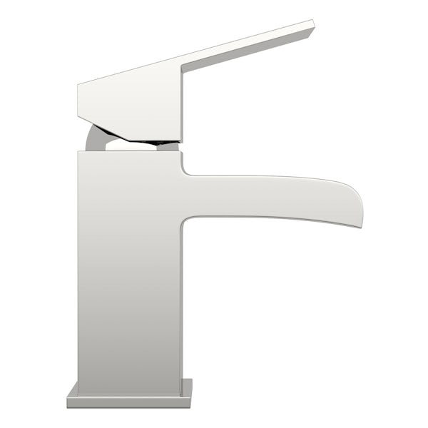 Orchard Wye waterfall basin mixer tap with slotted waste