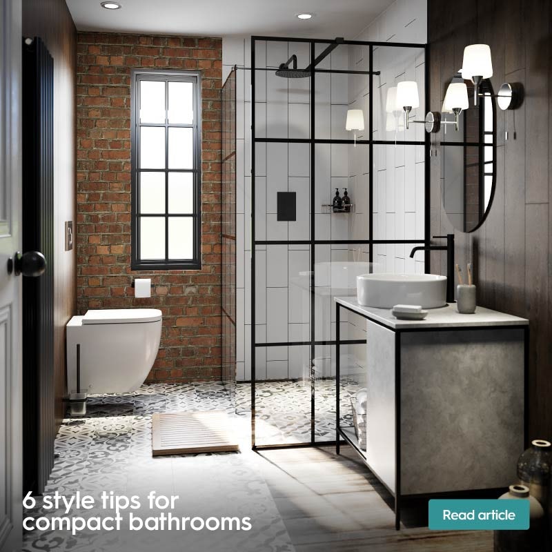 6 style tips for compact bathrooms