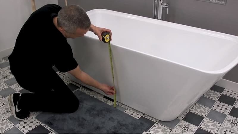 Measuring the bath height