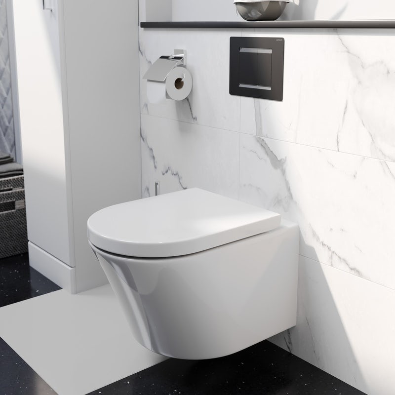 Mode Tate wall hung toilet with soft close seat
