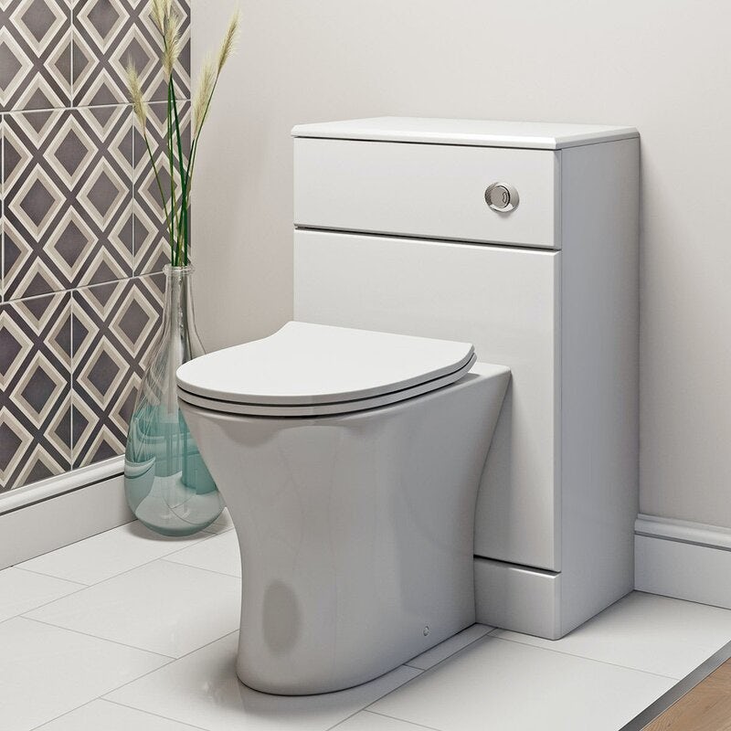 Orchard Derwent round compact back to wall toilet with standard soft close toilet seat