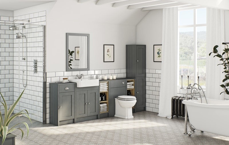 Dulwich stone grey bathroom furniture