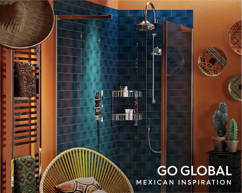 Get the look: Go Global—Mexico shower