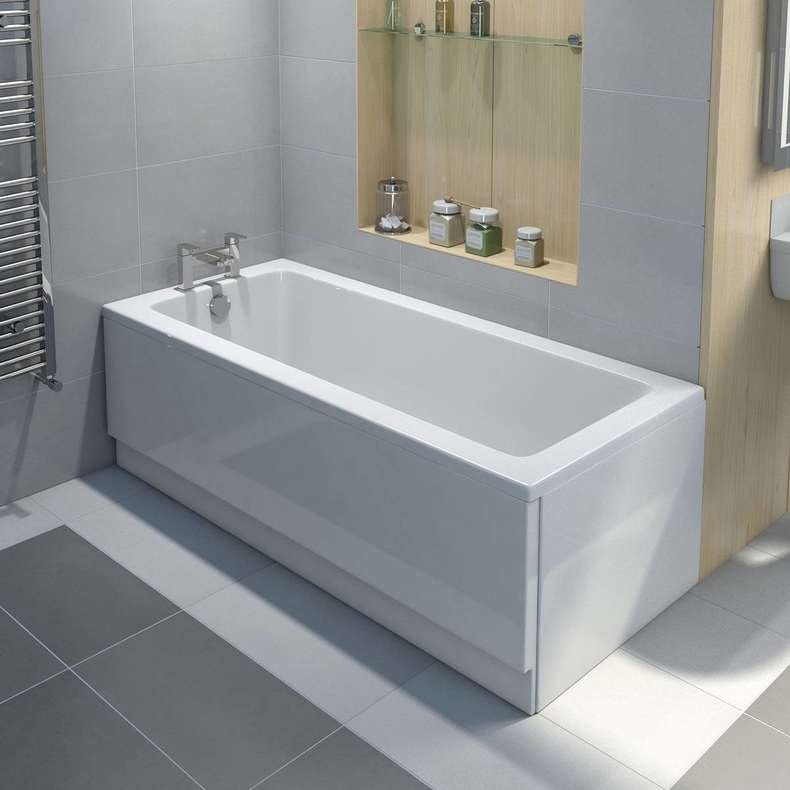 bathroom with bathtub size