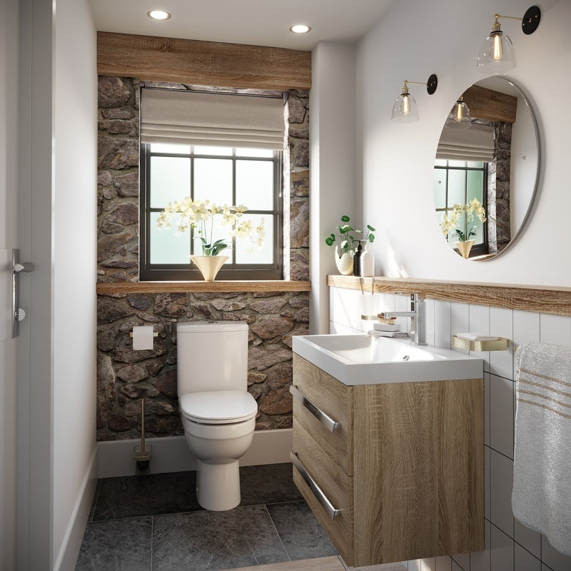Get the Look: The Lodge ideas for a small bathroom