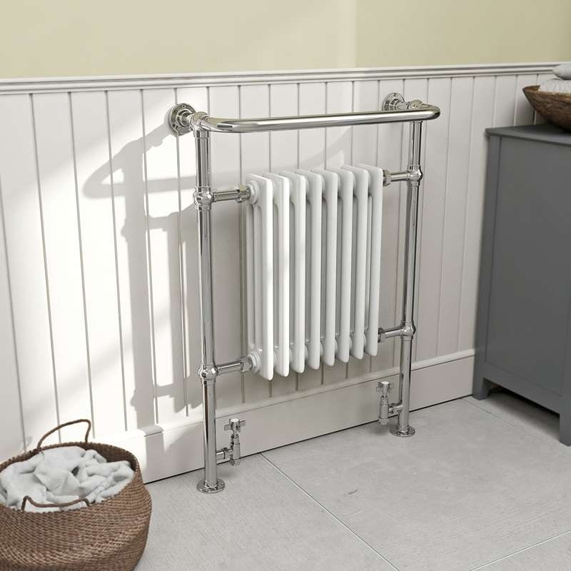 Traditional heated towel rails at Victoria Plum