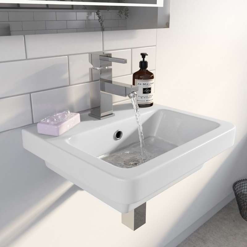 Mode Cooper 1 tap hole wall hung basin 400mm