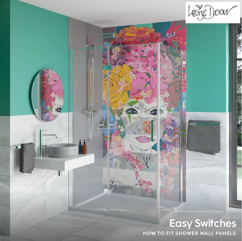 Louise Dear and Artist Collection shower wall panels