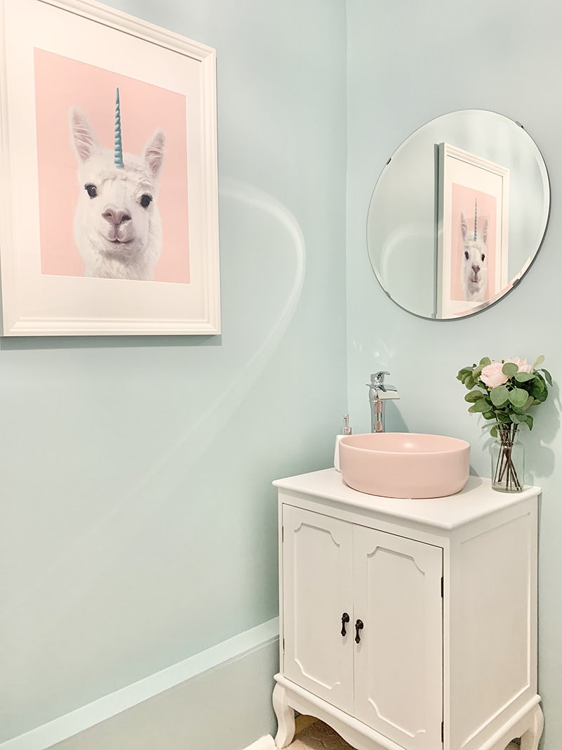 Pink & blue pastel combination by @our_big_renovation