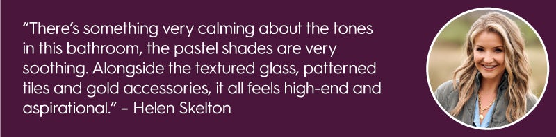 Helen Skelton comments on patterns and colours