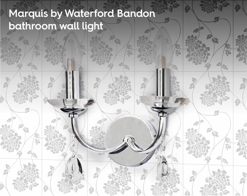 Marquis by Waterford Bandon bathroom wall light