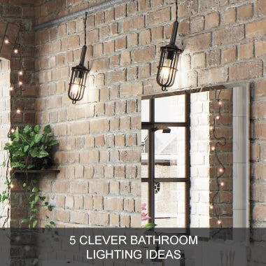 5 clever bathroom lighting ideas