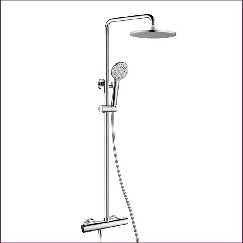Orchard Low pressure thermostatic exposed mixer shower