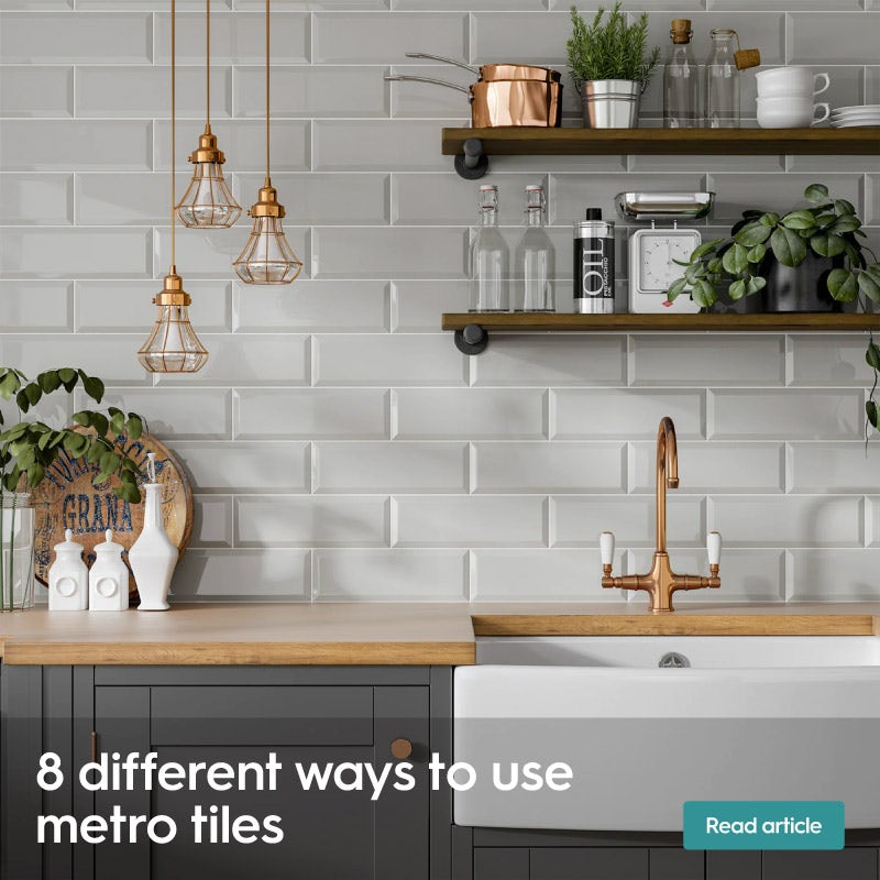 8 different ways to use metro tiles