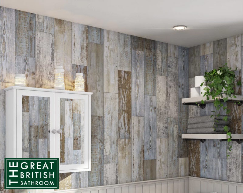 Basswood blue wood effect matt wall and floor tile 150mm x 600mm