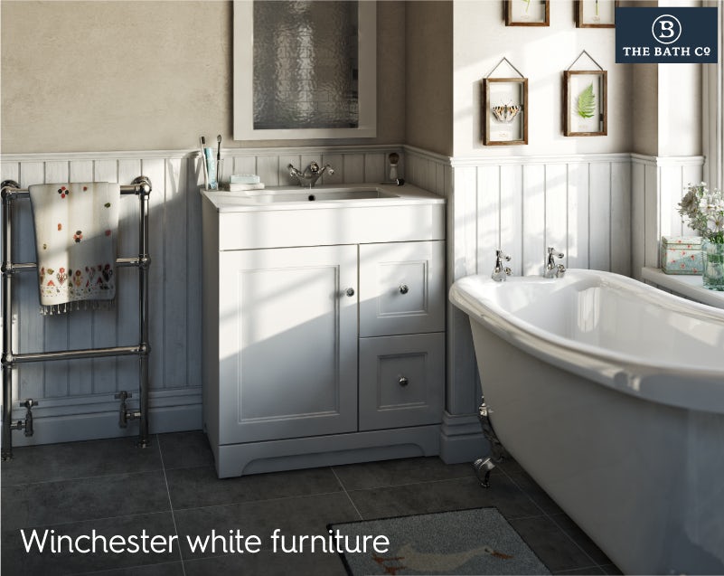 Winchester white bathroom furniture 2019