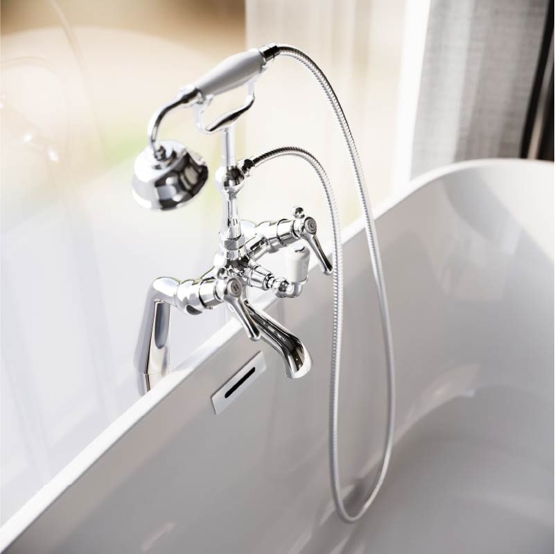 The Bath Co. Camberley lever bath shower mixer tap