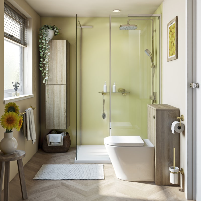 Cyber Lime small ensuite ideas