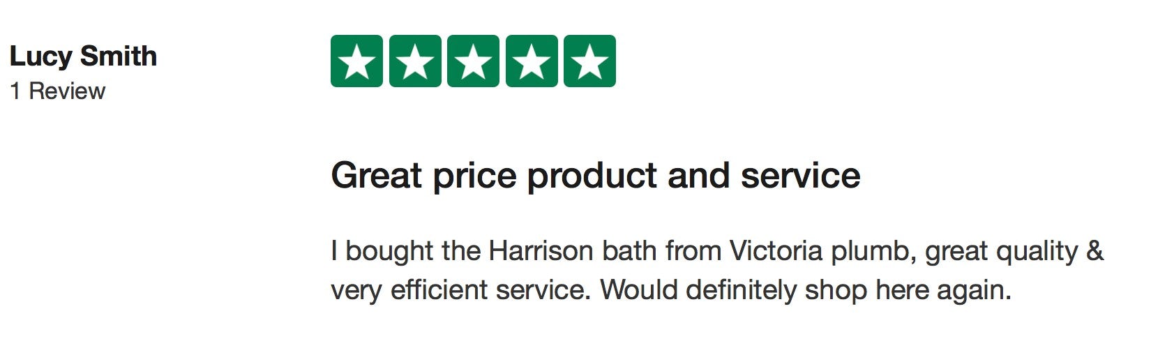 Lucy Smith Trustpilot review