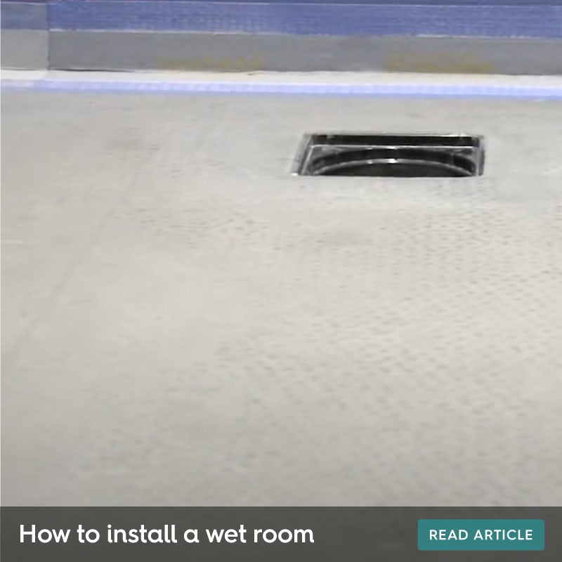 How to install a wet room