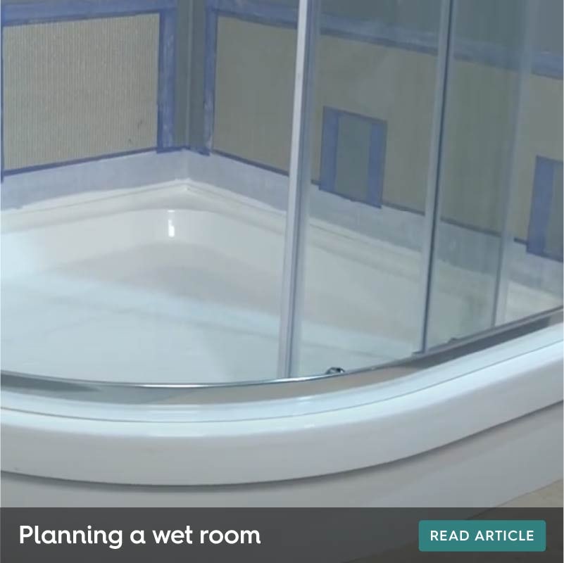 Planning a wet room